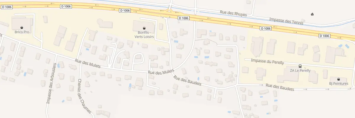 Plan du 40 Rue des Cypres à Ruy-Montceau