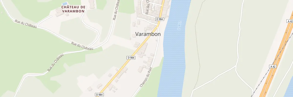 Plan du 529 Rue des Rives de l’Ain à Varambon