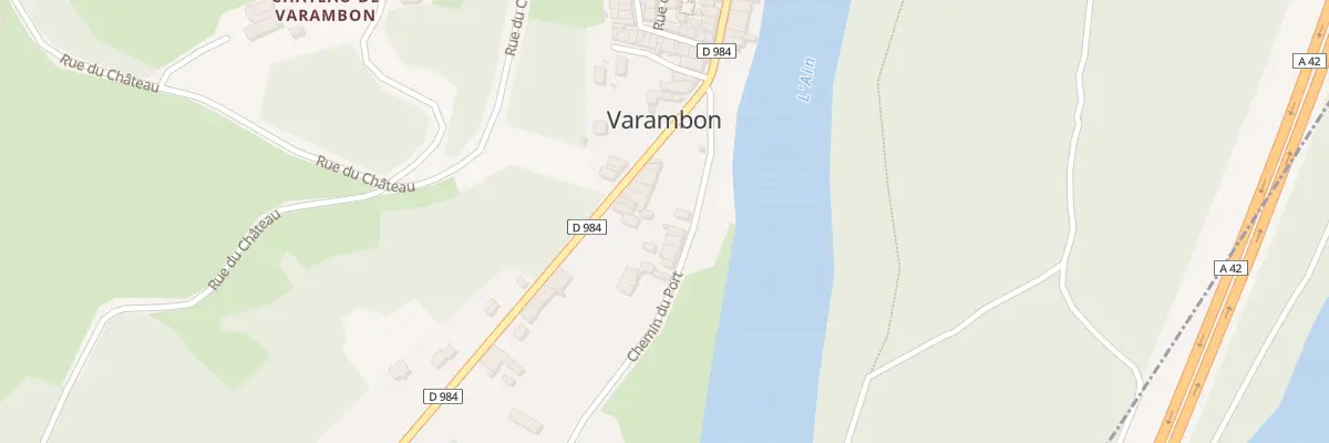 Plan du 559A Rue des Rives de l’Ain à Varambon