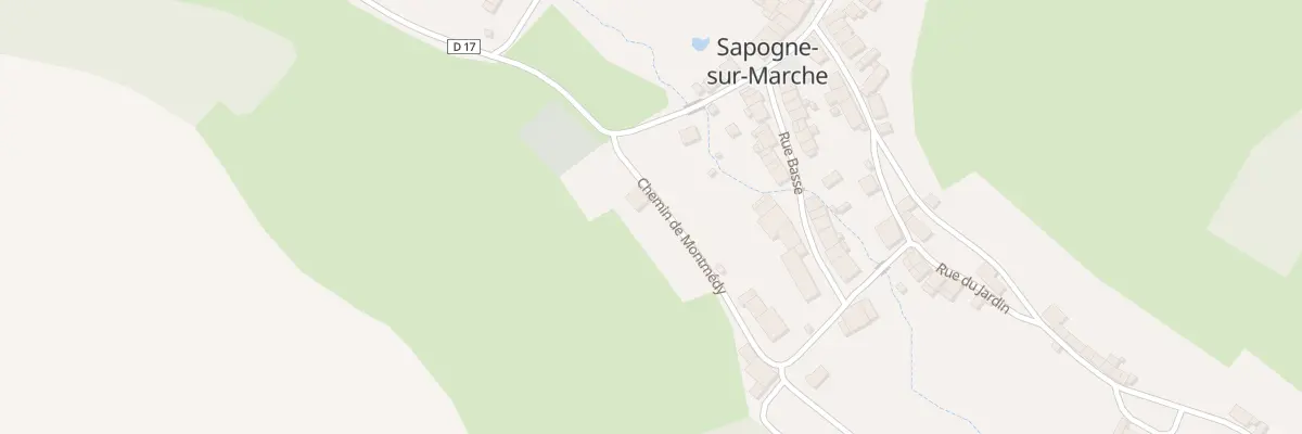 Plan du 1 Chem de Montmedy à Sapogne-sur-Marche