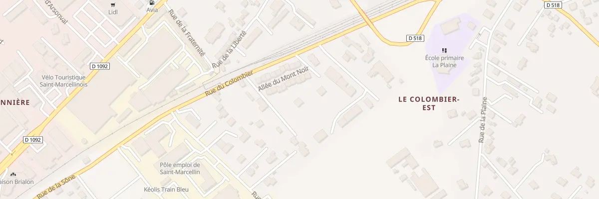 Plan du 3 Rue Galilée à Saint-Marcellin