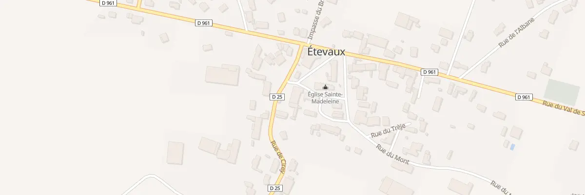Plan du 3 Rue de Cirey à Étevaux