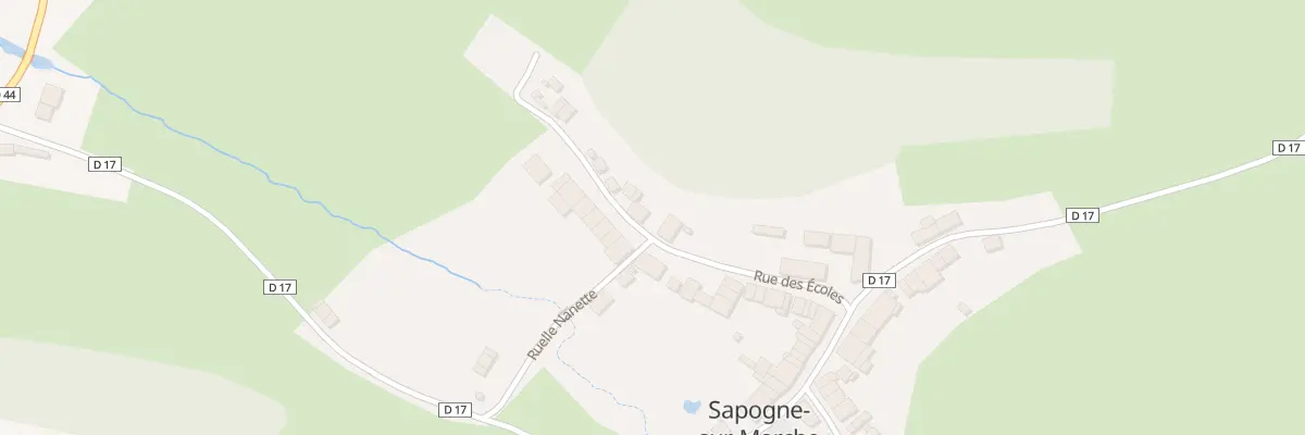 Plan du 9 Rue des Ecoles à Sapogne-sur-Marche