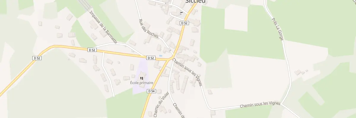 Plan du 1 Che sous les Vignes à Siccieu-Saint-Julien-et-Carisieu