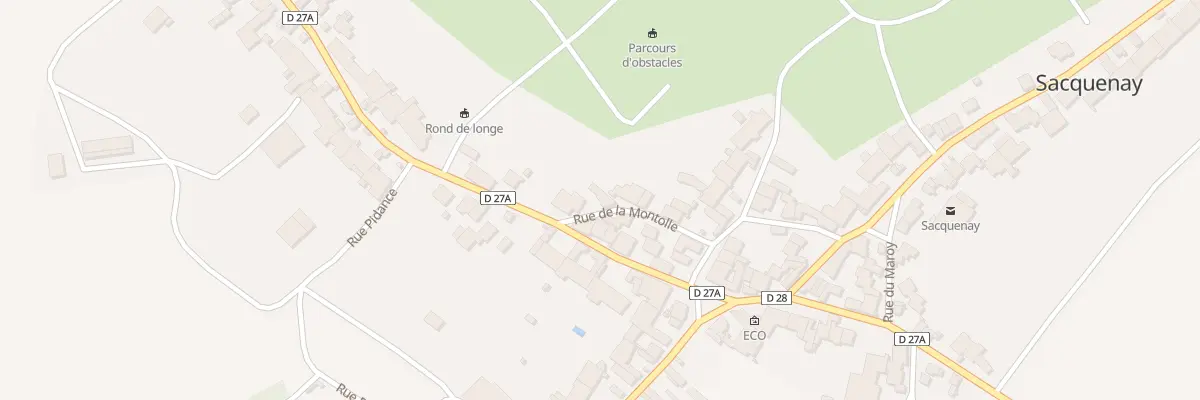 Plan du 3 Rue de la Montolle à Sacquenay