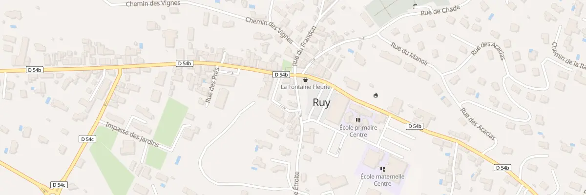 Plan du 38 Rue Etroite à Ruy-Montceau