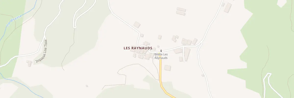 Plan du 5014 Les Raynauds à Brette