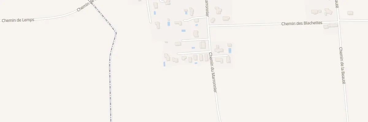 Plan du 250 Che du Marronnier à Saint-Hilaire-de-la-Côte