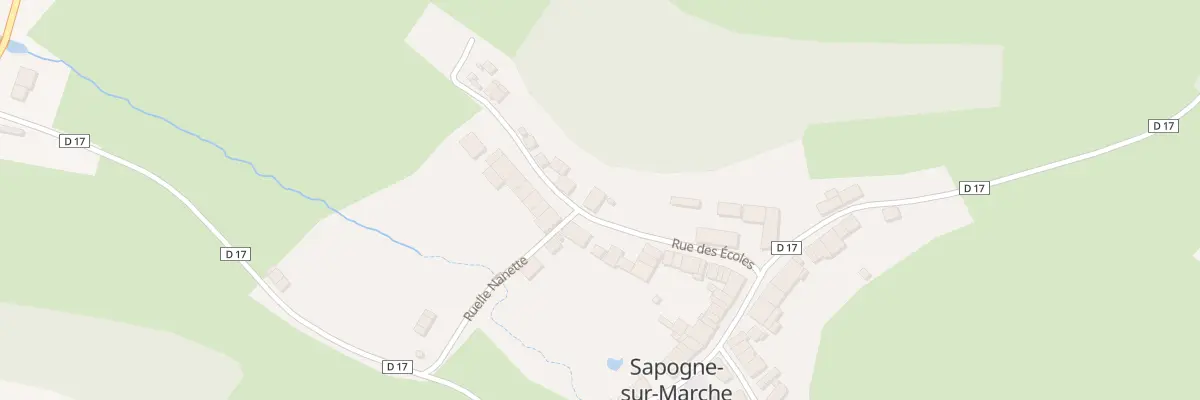 Plan du 7 Rue des Ecoles à Sapogne-sur-Marche
