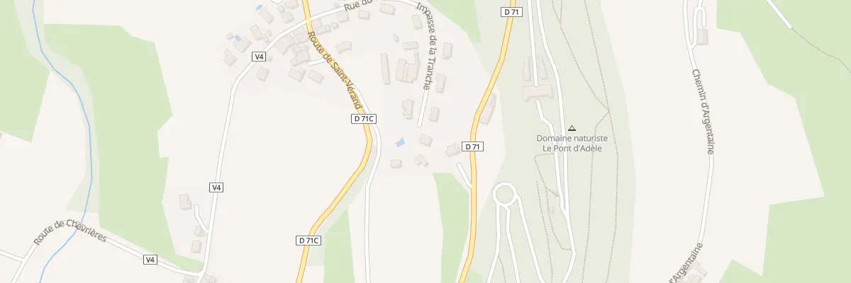 Plan du 2 Imp de la Tranche à Murinais
