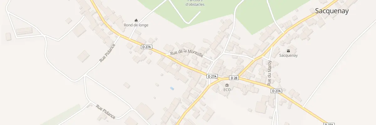 Plan du 2 Rue de la Craas à Sacquenay