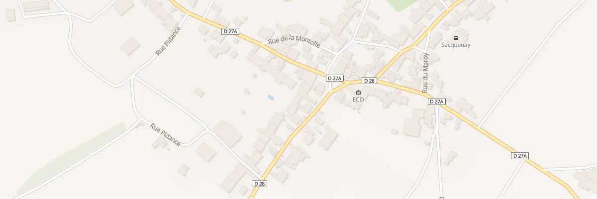 Plan du 4 Rue de la Maladière à Sacquenay