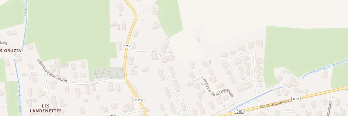 Plan du 2D En Chessenin à Tossiat