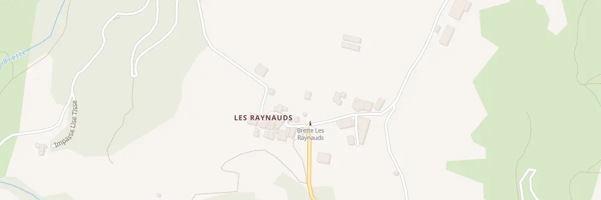 Plan du 5033 Les Raynauds à Brette