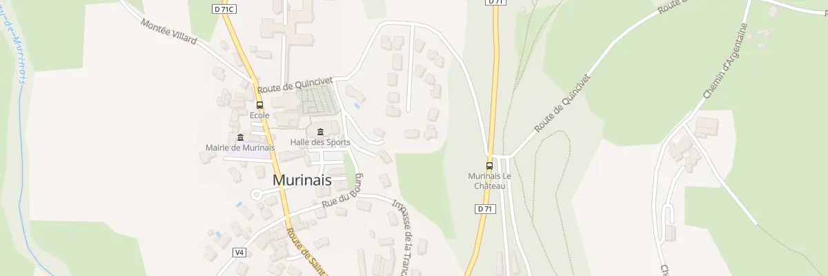 Plan du 230 Rte de Quincivet à Murinais