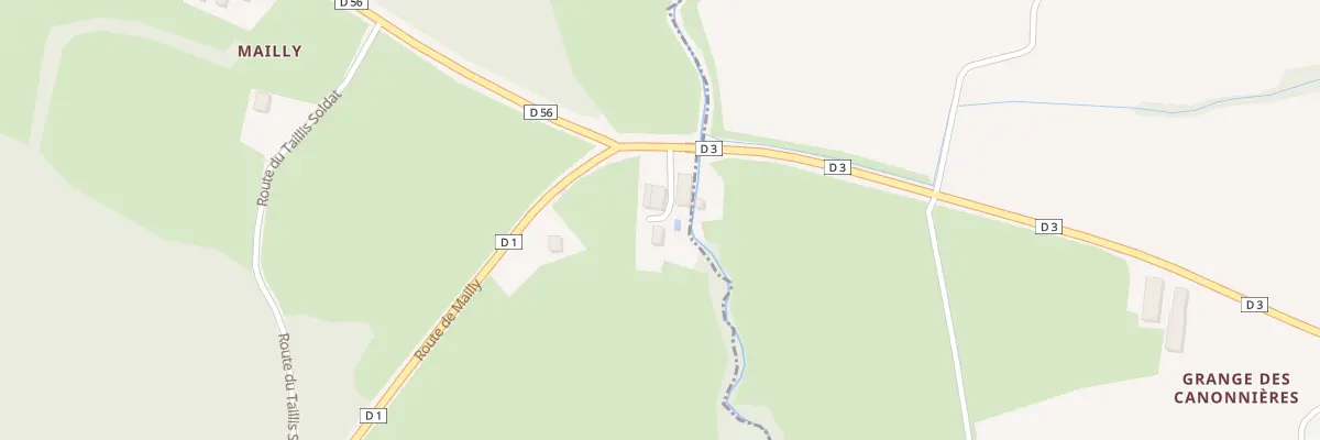 Plan du 2590 Rte de Mailly à Domsure
