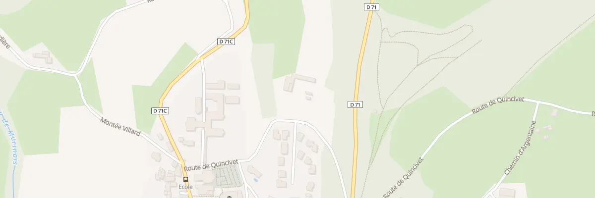 Plan du 215 Rte de Quincivet à Murinais