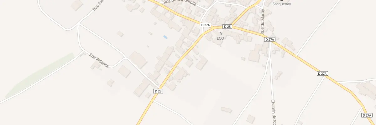 Plan du 7 Rue de la Maladière à Sacquenay