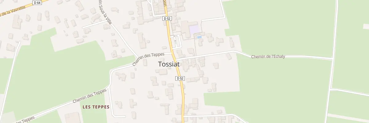 Plan du 36 Chem de l’Echaly à Tossiat
