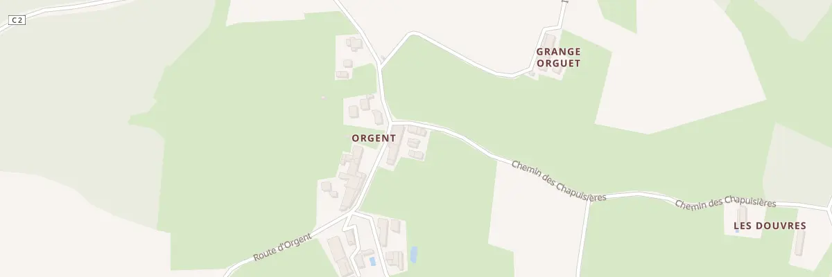 Plan du 227 Rte d’Orgent à Coligny