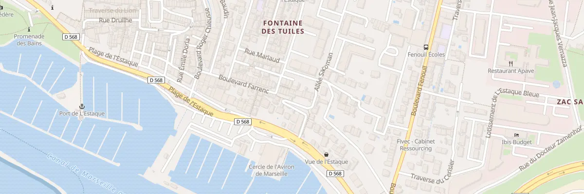 Plan du 5 Tra Amedee Pierre à Marseille 16e Arrondissement