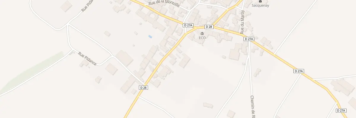 Plan du 5 Rue de la Maladière à Sacquenay