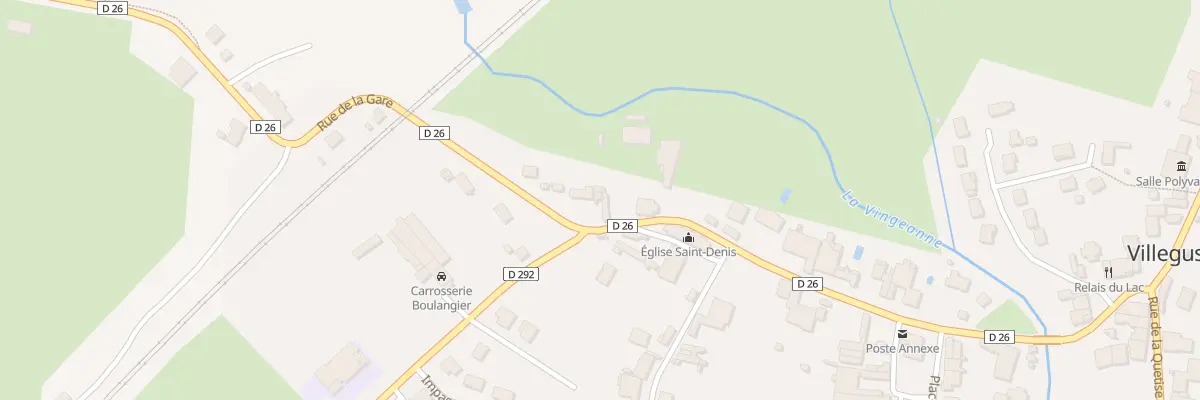 Plan du 28 Rue de l’Eglise Saint Denis à Villegusien-le-Lac