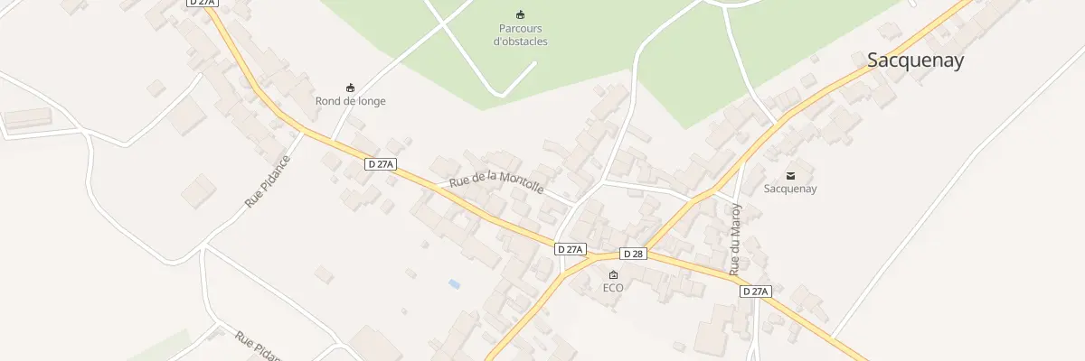Plan du 7 Rue de la Montolle à Sacquenay