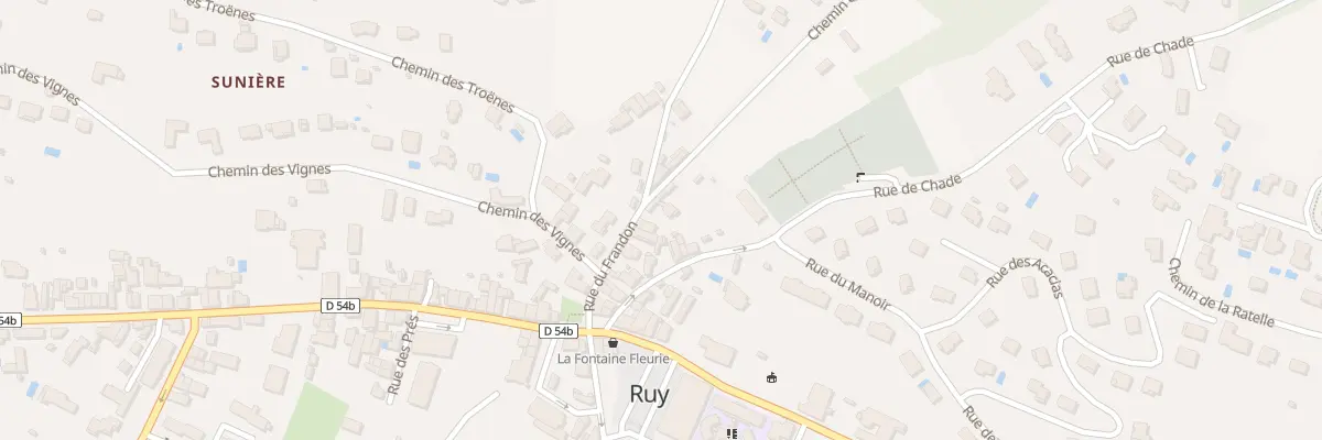 Plan du 10 Rue du Frandon à Ruy-Montceau