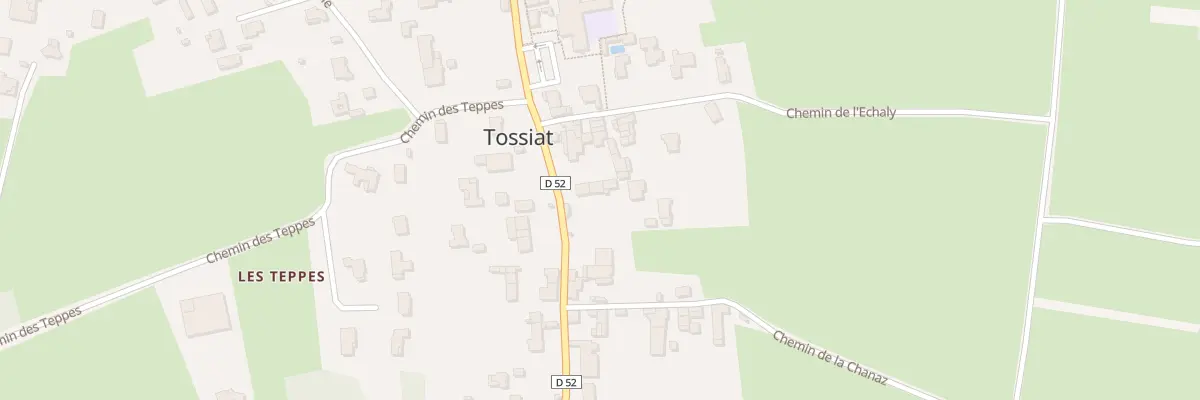 Plan du 73 Rte de Salles à Tossiat