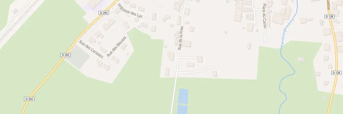 Plan du 18 Rue de la Pree à Villegusien-le-Lac