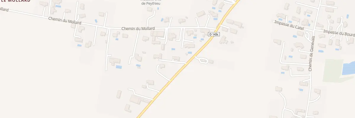 Plan du 440 Rte de Bourgoin-jallieu à Saint-Savin