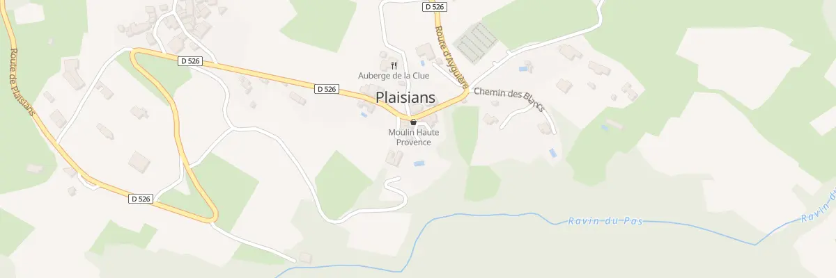 Plan du 5101 Les Allegres à Plaisians