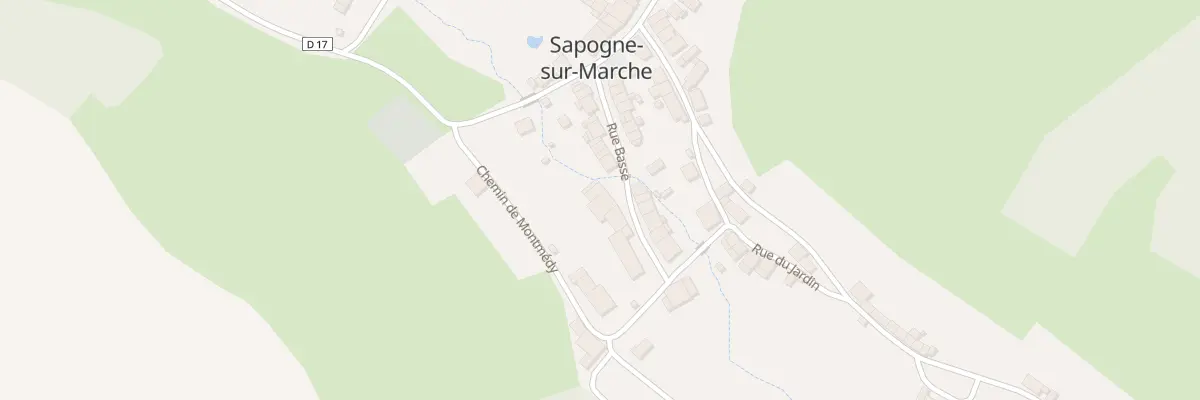 Plan du 11 Rue Basse à Sapogne-sur-Marche