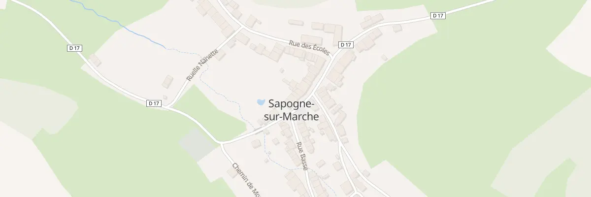 Plan du 8 Rte d’Herbeuval à Sapogne-sur-Marche
