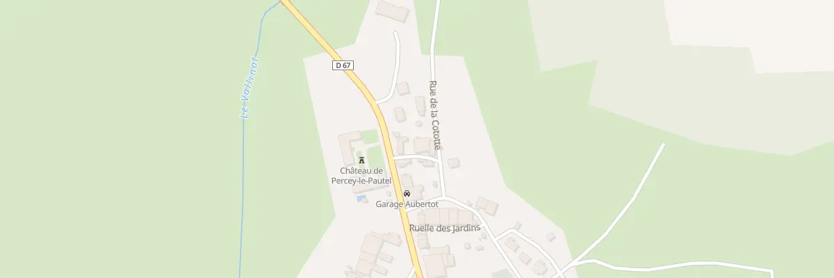Plan du 1 Rue de la Cototte à Longeau-Percey