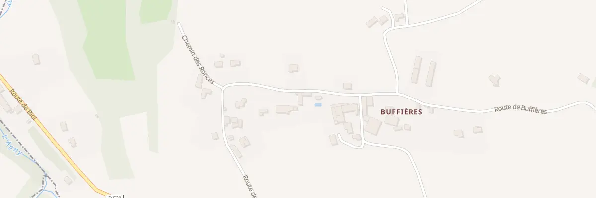 Plan du 2007 Rte de Buffières à Succieu