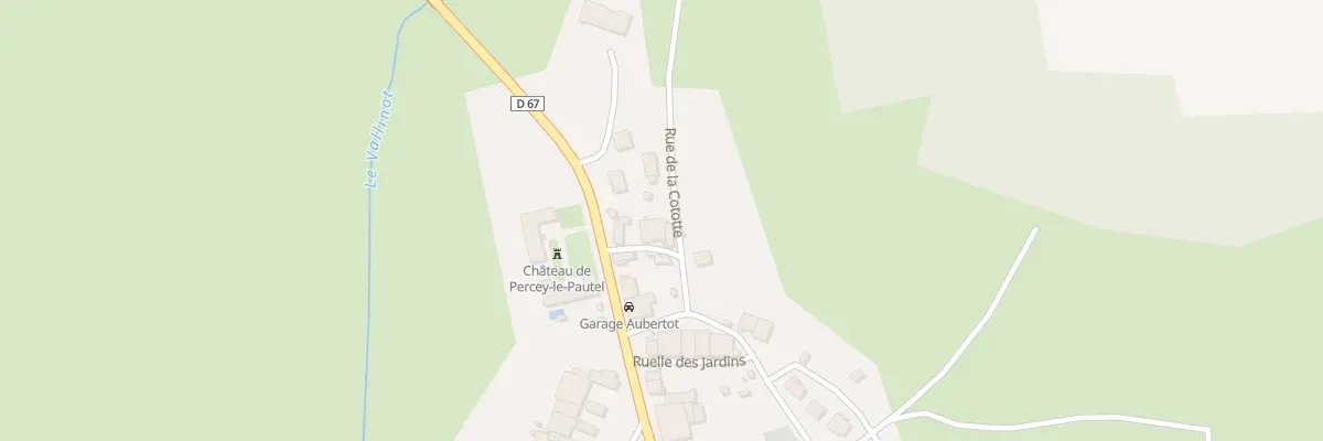 Plan du 3 Rue de la Cototte à Longeau-Percey