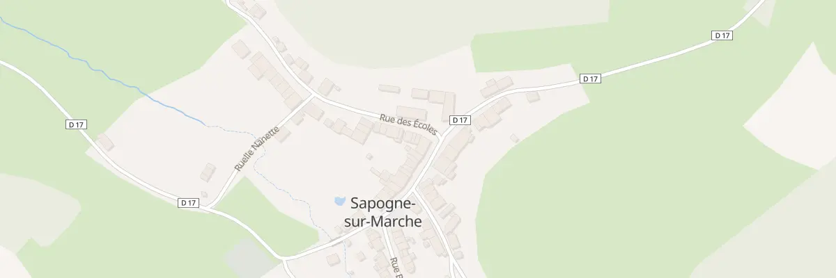 Plan du 2 Rue des Ecoles à Sapogne-sur-Marche