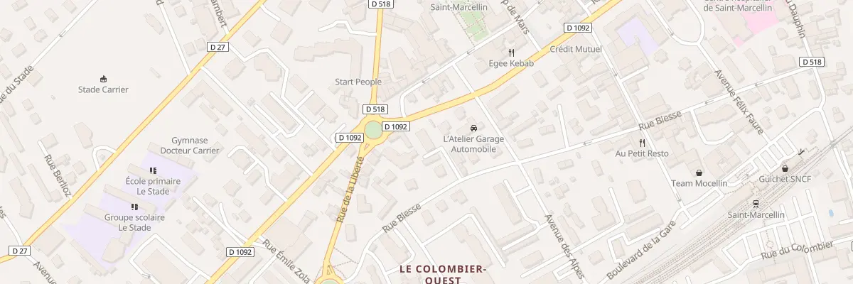 Plan du 24 Rue Biesse à Saint-Marcellin