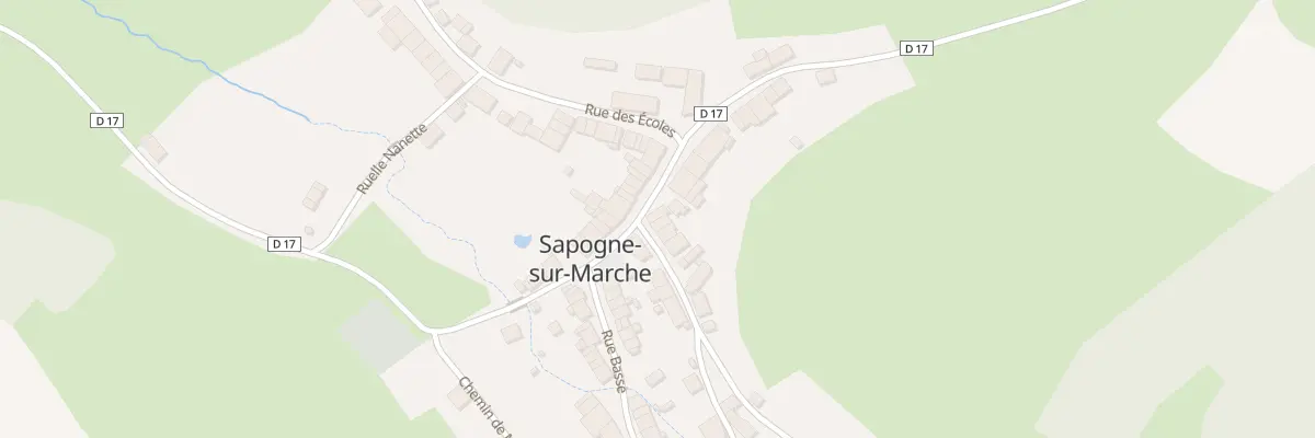 Plan du 5 Rte d’Herbeuval à Sapogne-sur-Marche