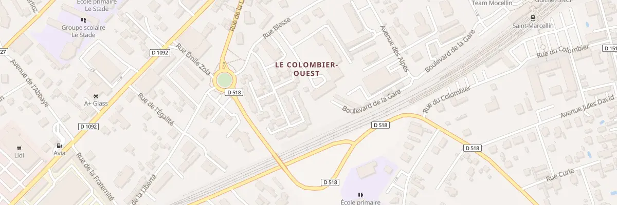 Plan du 47 Rue Biesse à Saint-Marcellin