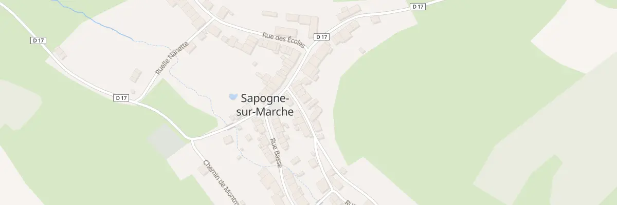 Plan du 4 Rue du Point du Jour à Sapogne-sur-Marche