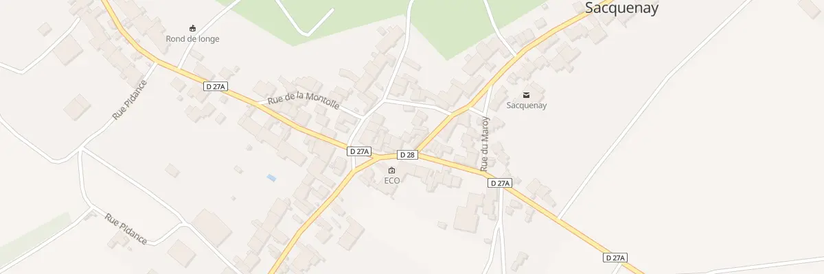 Plan du 2 Pl de la Charme à Sacquenay