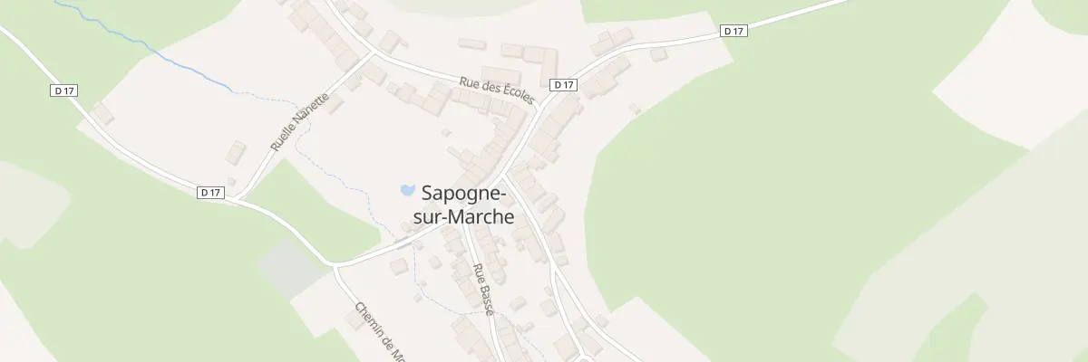 Plan du 2 Rue du Point du Jour à Sapogne-sur-Marche