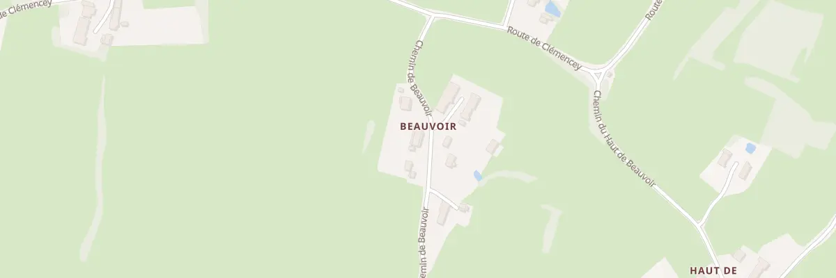 Plan du 162 Che de Beauvoir à Frangy-en-Bresse
