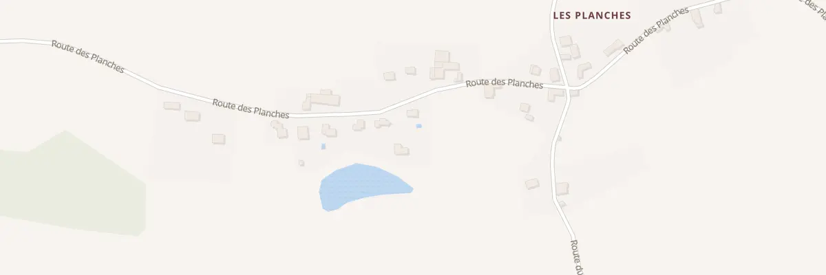 Plan du 1040 Rte des Planches à Eclose-Badinières