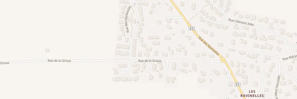 Plan du 18T Rue de la Groua à Château-Gaillard