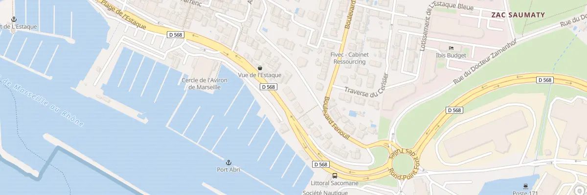 Plan du 730 Che du Littoral à Marseille 16e Arrondissement