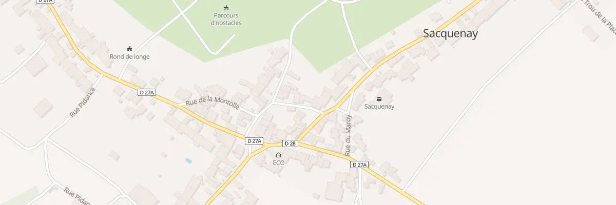 Plan du 2 Rue du 8 Mai 1945 à Sacquenay